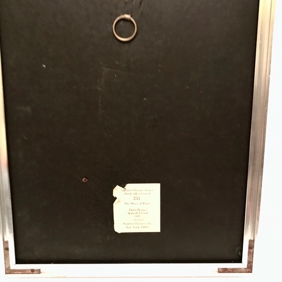 Rare Pablo Picasso Hand Silk Screened Shadow Box - Picture 4 of 5